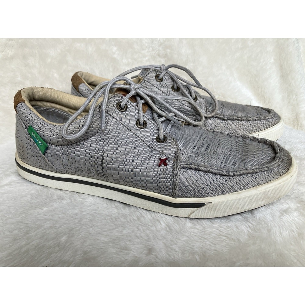 Twisted X Hooey Loper Light Gray Sneakers Women's Sz 8 1/2 M